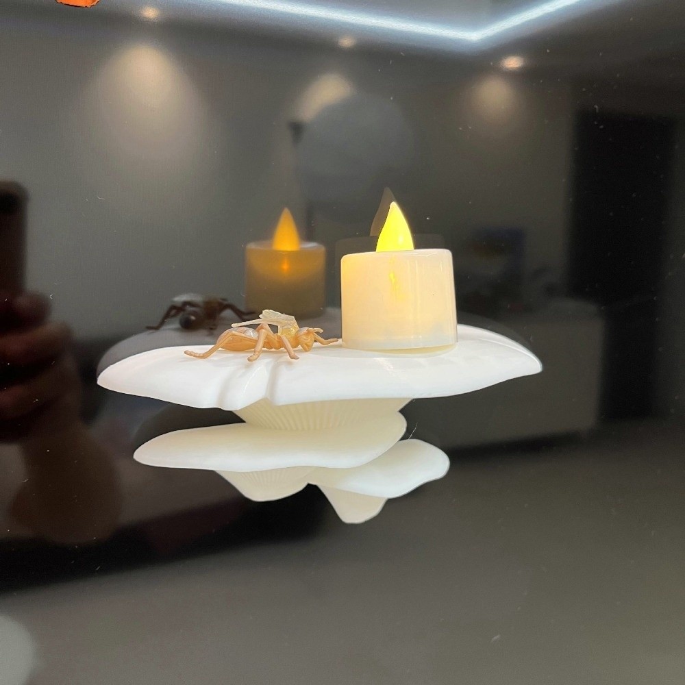 Office Furniture For Small Spaces - 3D Printed Small Mushroom Stand Wall-Mounted