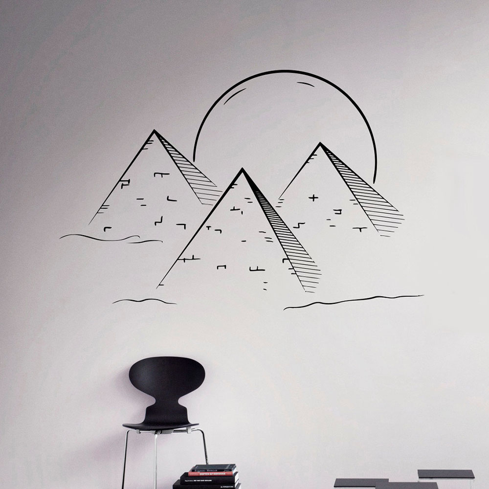 Office Furniture Egypt - Kim Tự Tháp Ai Cập Decal