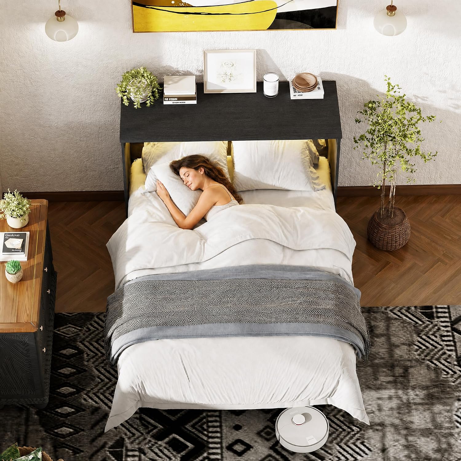 Murphy Bed Storage Drawer LED  - đánh giá và giá Office Furniture For Small Spaces