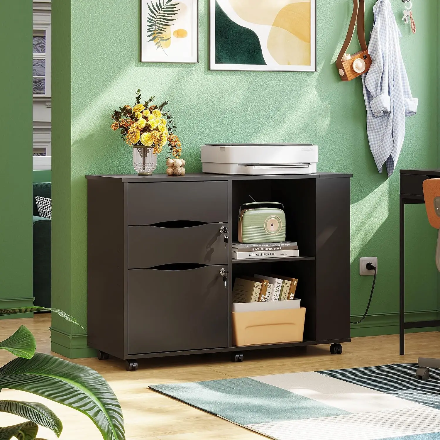 File Cabinet with Lock, Printe - đánh giá và giá File Cabinet Lateral