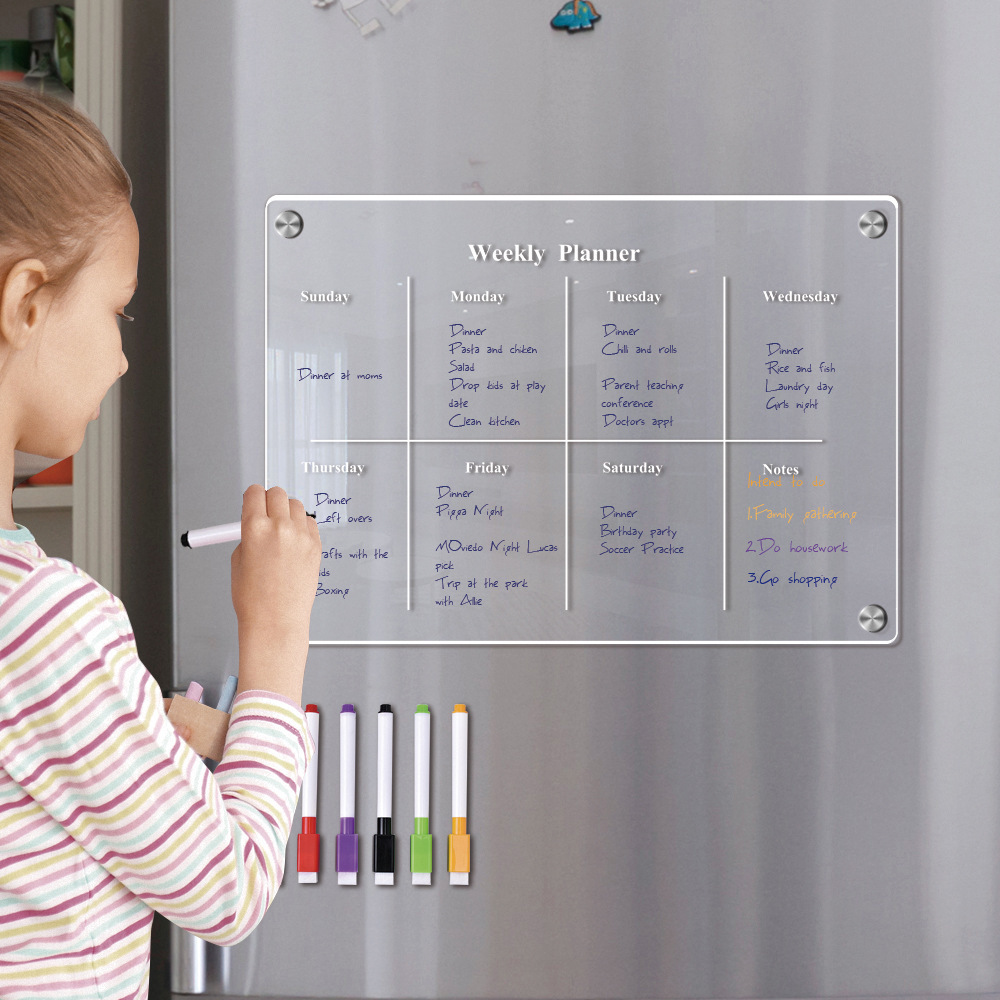 Fridge Magnet Calendar Board W - đánh giá và giá Magnetic Whiteboard Calendar