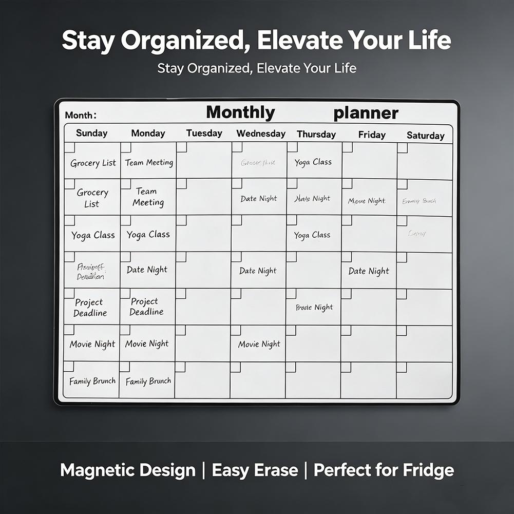Magnetic Refrigerator Dry Eras - đánh giá và giá Magnetic Whiteboard Calendar
