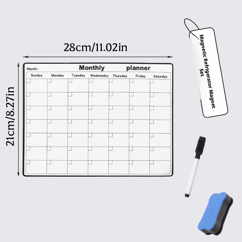 Magnetic Refrigerator Dry Eras - đánh giá và giá Magnetic Whiteboard Calendar