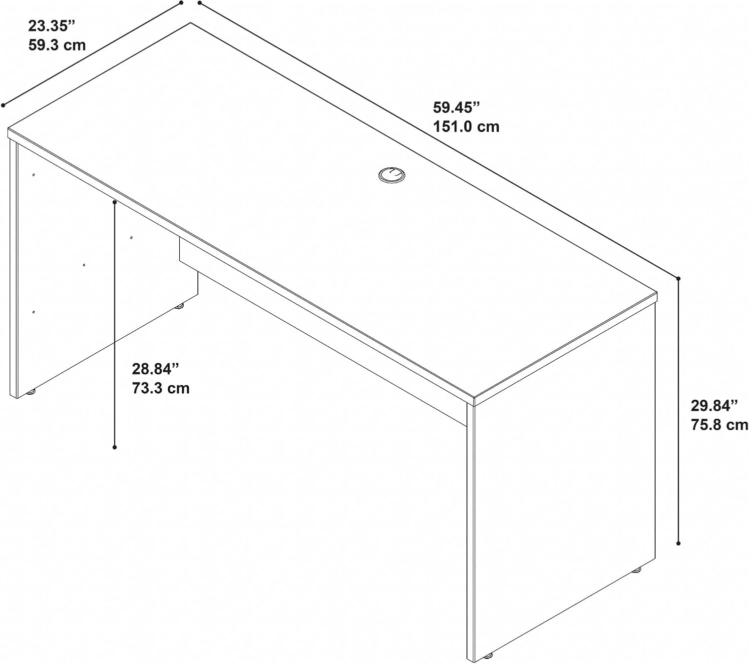 Wooden Credenza Computer Desk  - đánh giá và giá Office Furniture Credenza