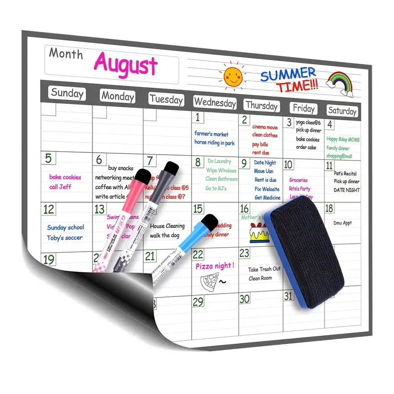 1 Set Magnetic Refrigerator Dr - đánh giá và giá Magnetic Whiteboard Calendar