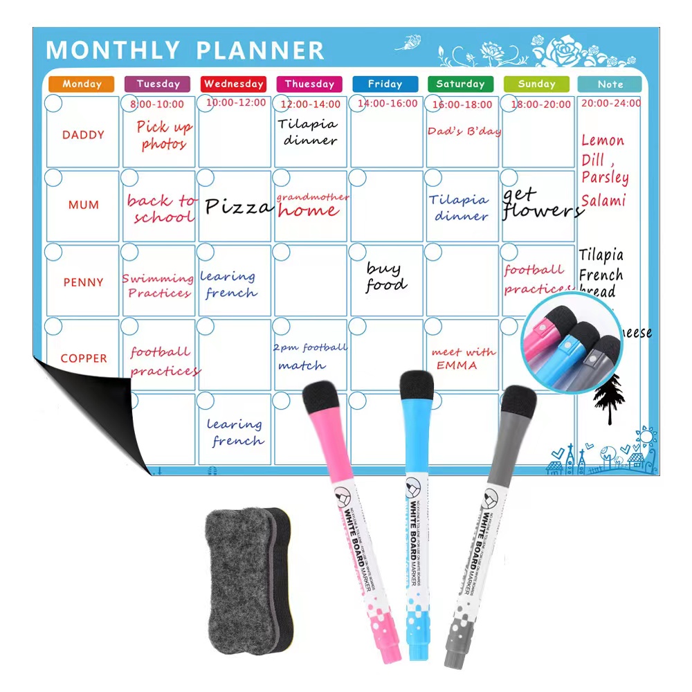 1 Set Magnetic Refrigerator Dr - đánh giá và giá Magnetic Whiteboard Calendar