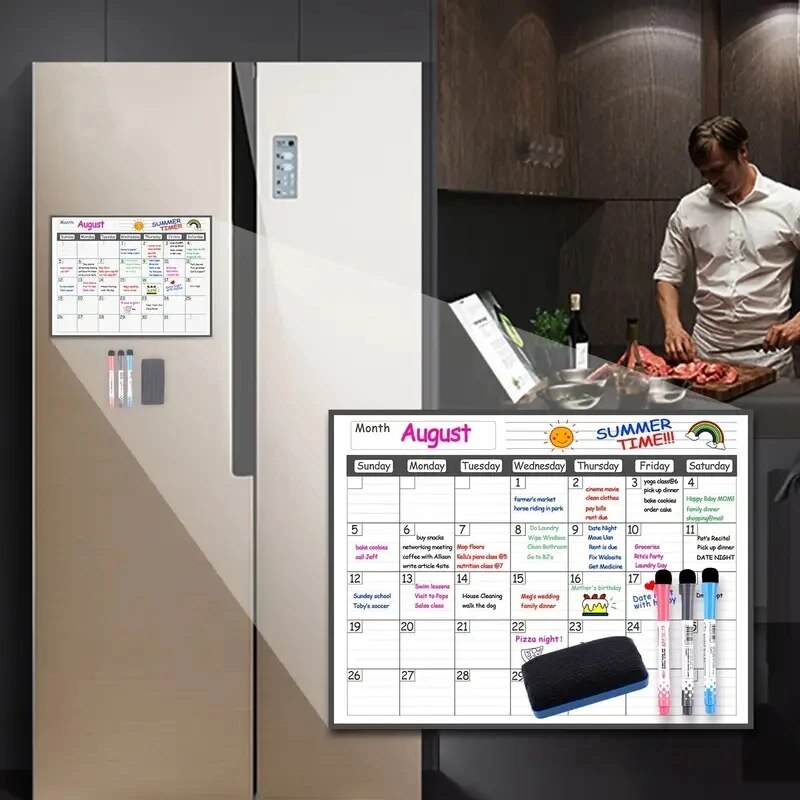 1 Set Magnetic Refrigerator Dr - đánh giá và giá Magnetic Whiteboard Calendar