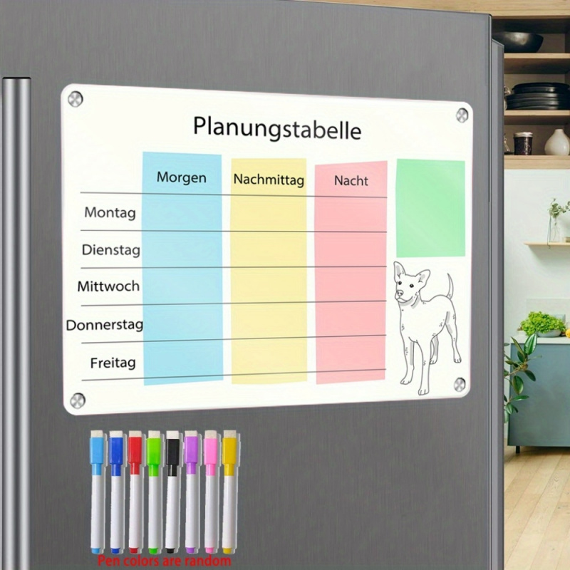 A3 German Magnetic Planner Fri - đánh giá và giá Magnetic Whiteboard Calendar