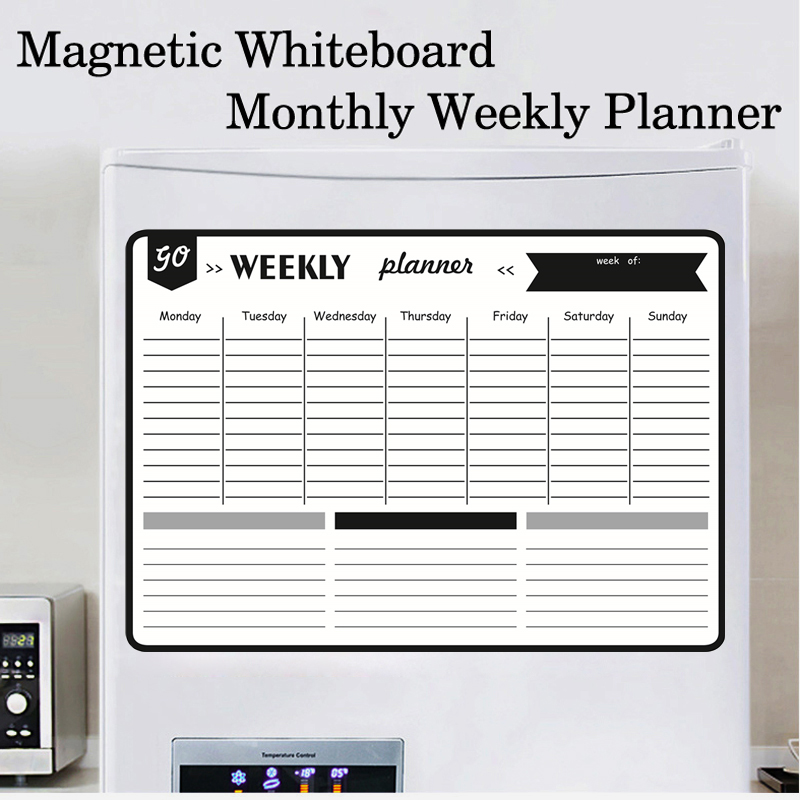 A3 Size Magnetic Monthly Weekl - đánh giá và giá Magnetic Whiteboard Calendar