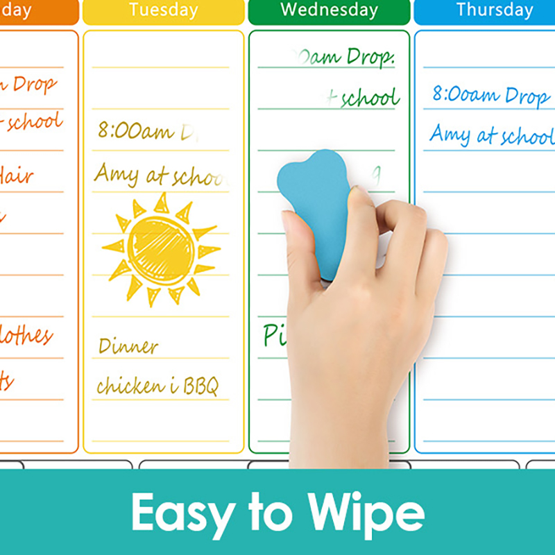 A3 Size Magnetic Monthly Weekl - đánh giá và giá Magnetic Whiteboard Calendar