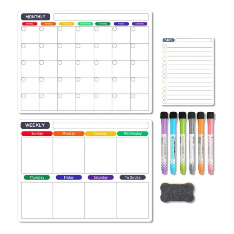 Magnetic Weekly Monthly Planne - đánh giá và giá Magnetic Whiteboard Calendar