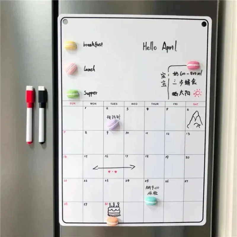 Fridge Magnetic Calendar Board - đánh giá và giá Magnetic Whiteboard Calendar
