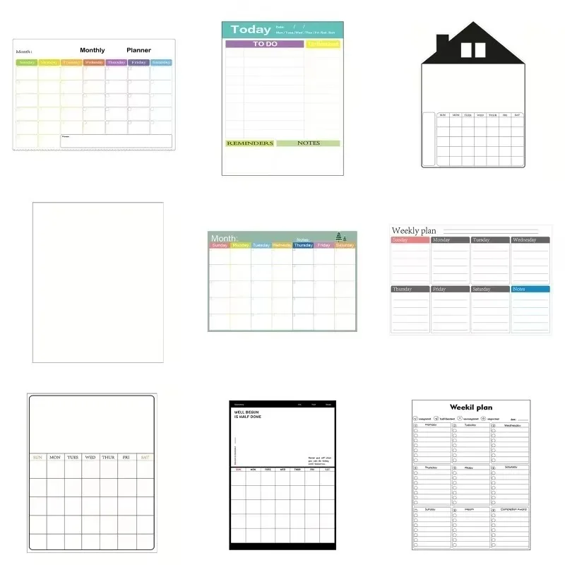 Fridge Magnetic Calendar Board - đánh giá và giá Magnetic Whiteboard Calendar