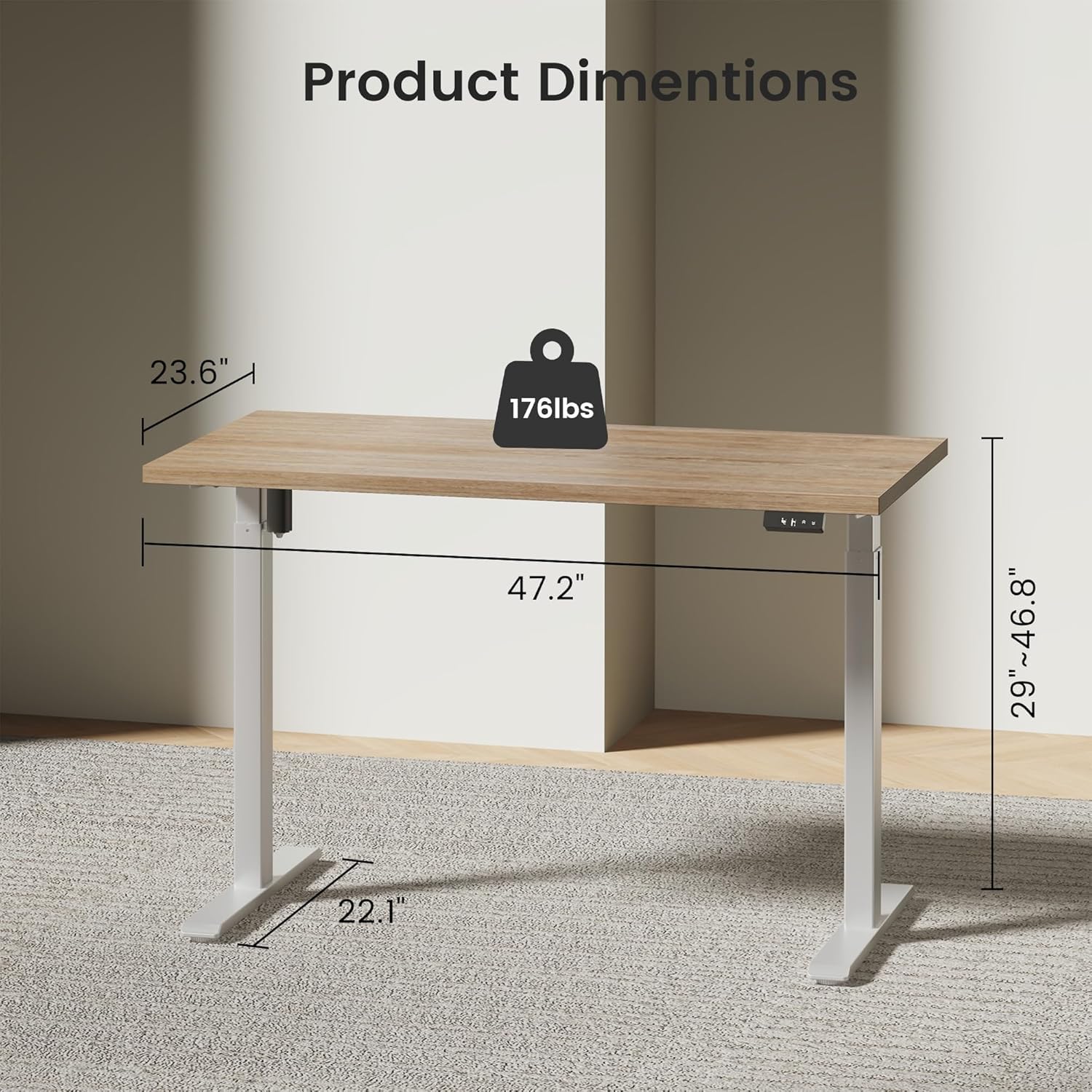 Electric Standing Desk with St - đánh giá và giá Office Furniture Credenza