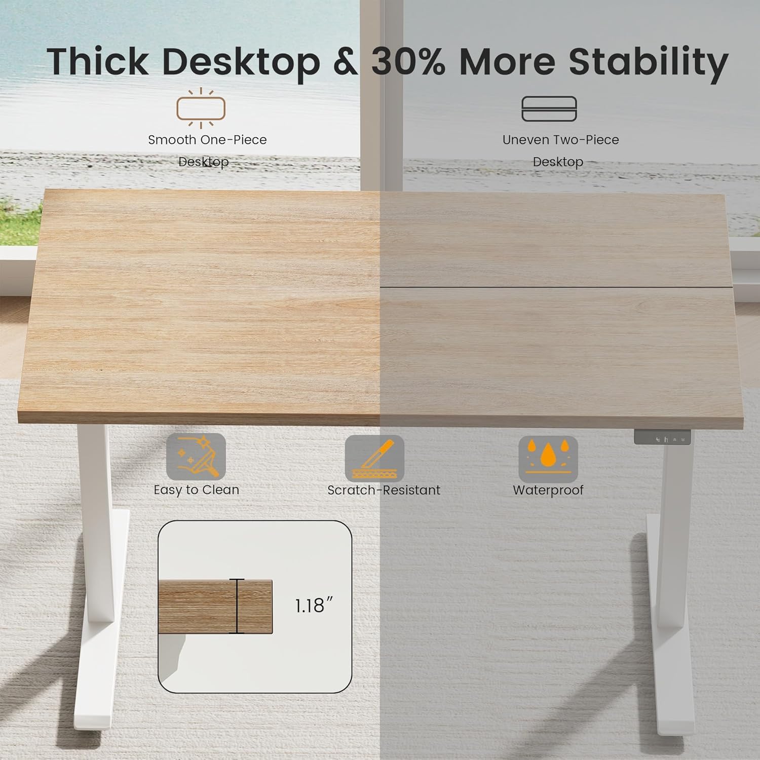 Electric Standing Desk with St - đánh giá và giá Office Furniture Credenza
