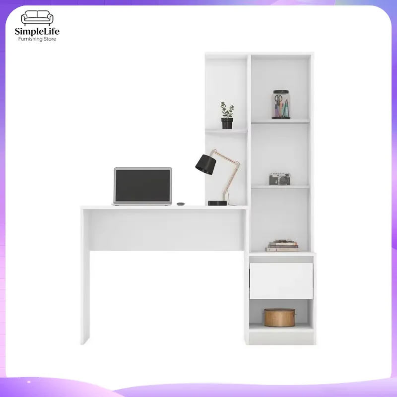 1 Drawer 1 Shelf Desk with Cab - đánh giá và giá Office Furniture For Small Spaces