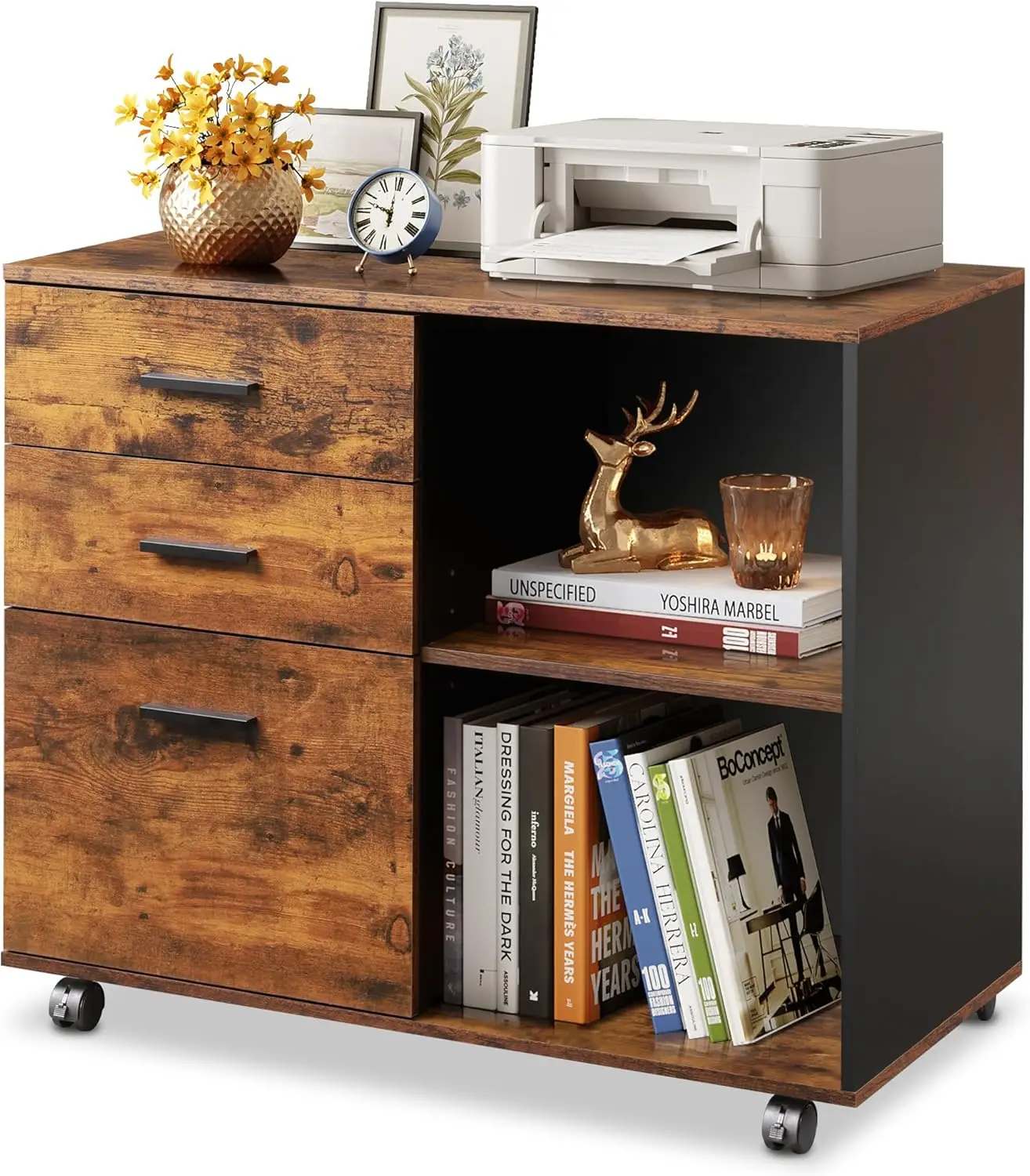 3-Drawer Mobile File Cabinet,  - đánh giá và giá File Cabinet Lateral