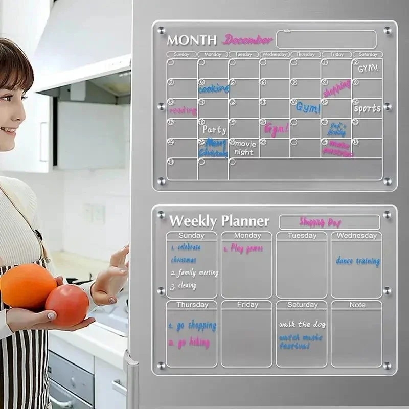 Fridge Magnet Sticker Clear Ac - đánh giá và giá Magnetic Whiteboard Calendar