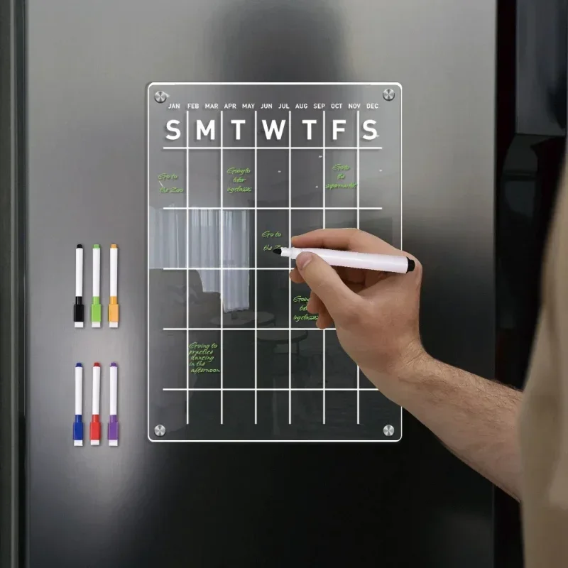 Fridge Magnet Sticker Clear Ac - đánh giá và giá Magnetic Whiteboard Calendar