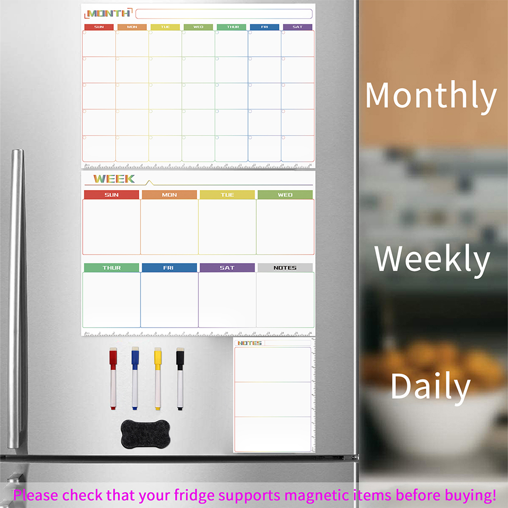 Magnetic Dry Erase Board Reusa - đánh giá và giá Magnetic Whiteboard Calendar