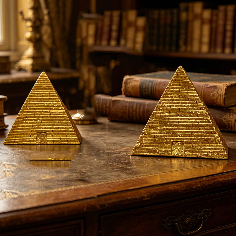 2pcs Resin Mini Egyptian Pyram - đánh giá và giá Office Furniture Egypt