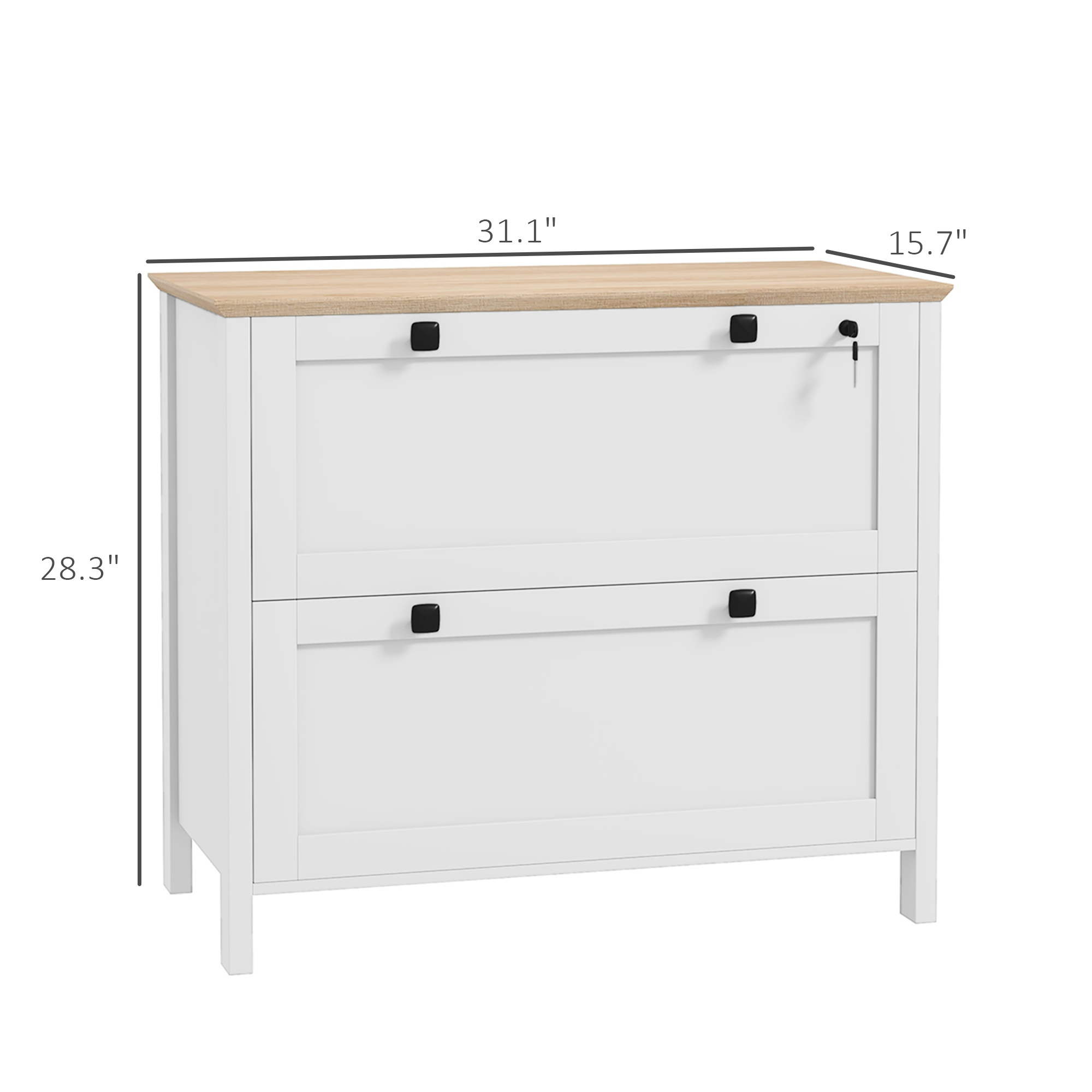 2 Drawer File Cabinet with Loc - đánh giá và giá File Cabinet Lateral