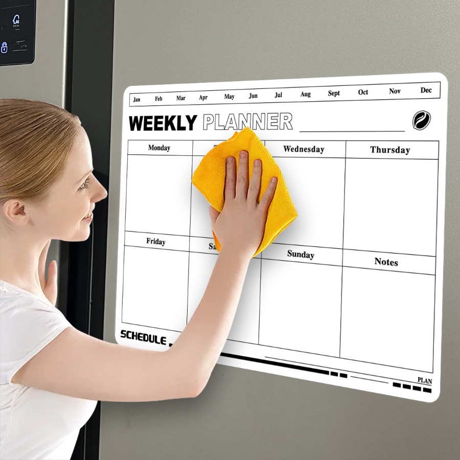 Erasable Week Plan Schedule Ca - đánh giá và giá Magnetic Whiteboard Calendar