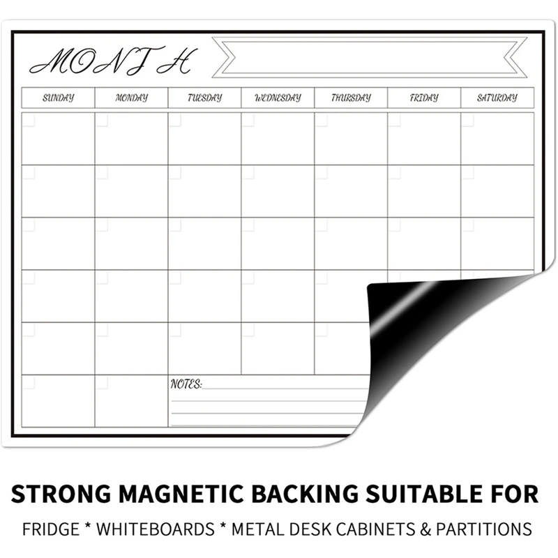 Hàng Ngày Tuần Tháng Kế Hoạch  - đánh giá và giá Magnetic Whiteboard Calendar