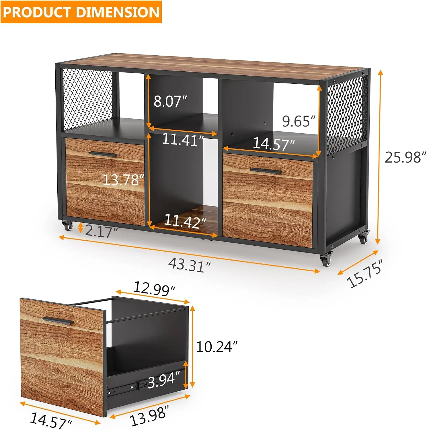 2 Drawer Wood File Cabinets, M - đánh giá và giá File Cabinet Lateral