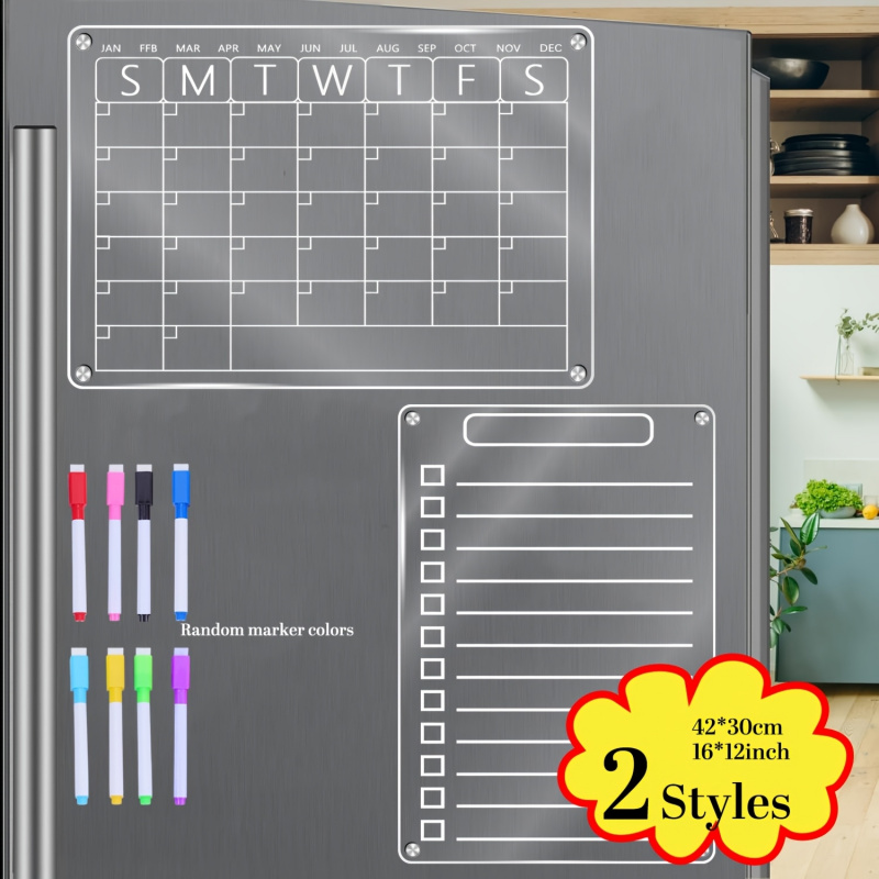 Acrylic Magnetic Calendar for  - đánh giá và giá Magnetic Whiteboard Calendar